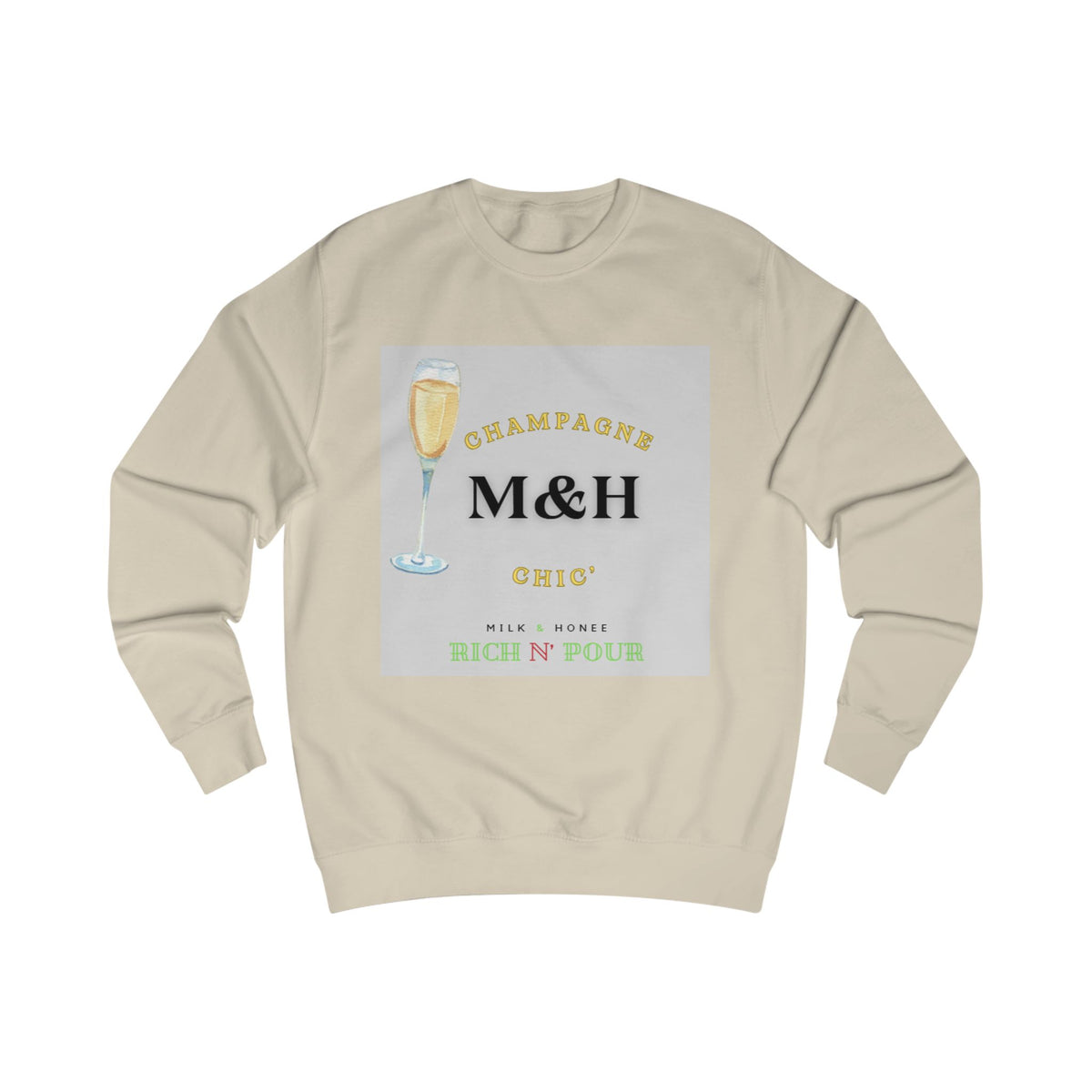 Champagne M&H Cheers Design - Sweatshirt