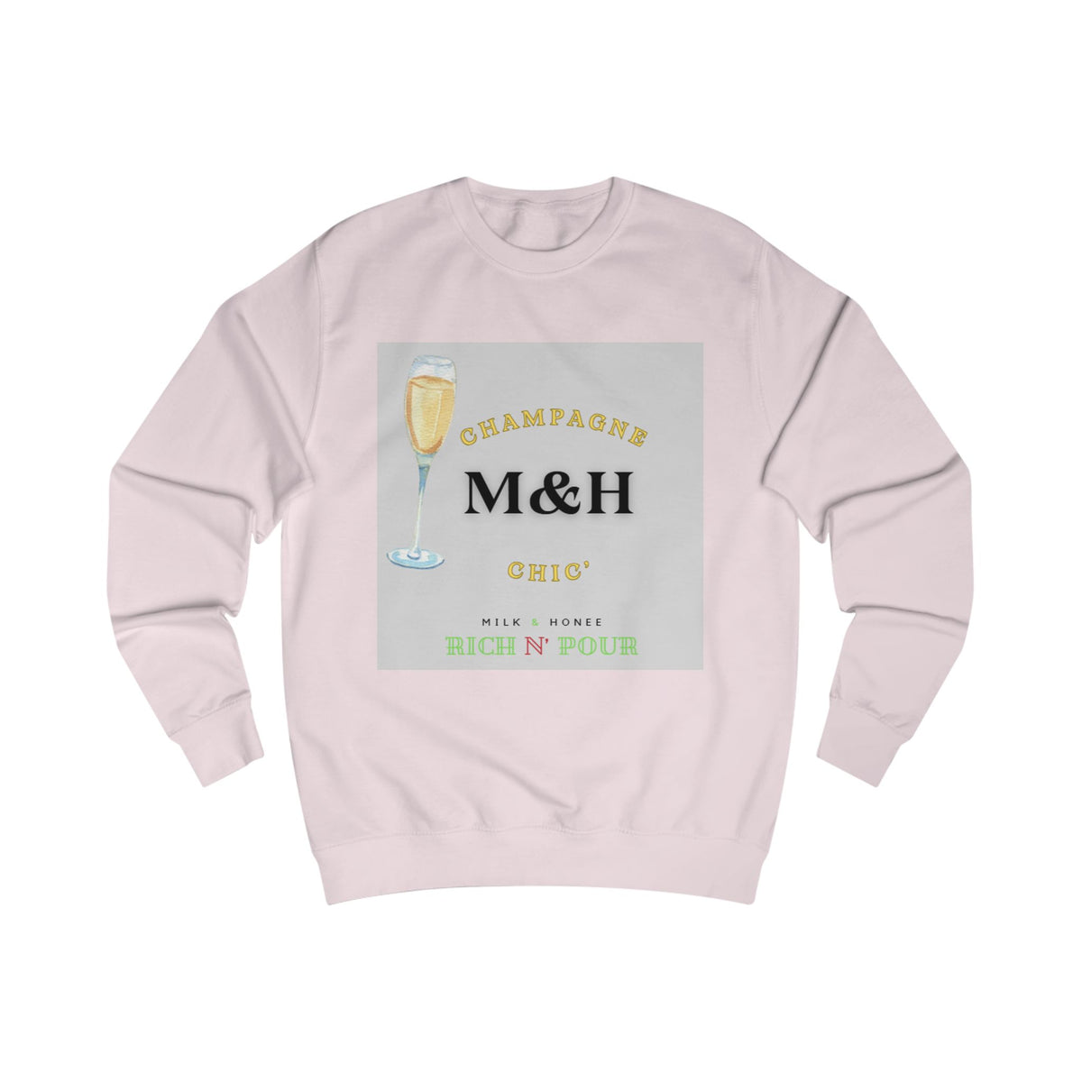 Champagne M&H Cheers Design - Sweatshirt