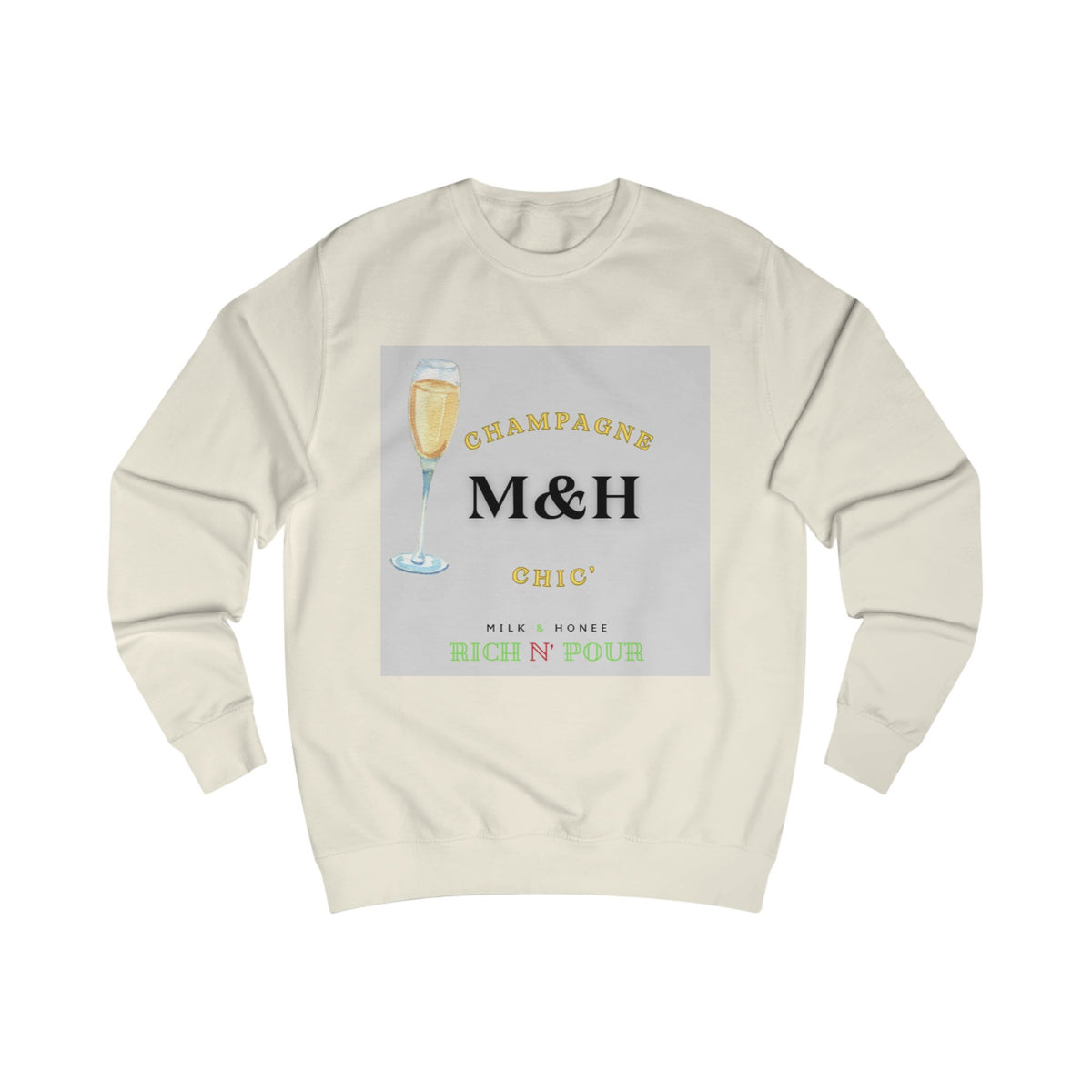 Champagne M&H Cheers Design - Sweatshirt