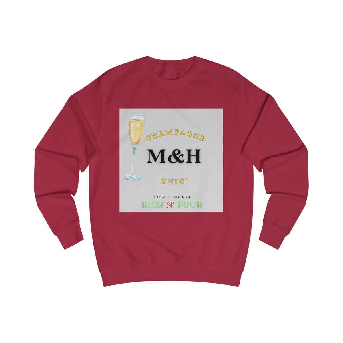 Champagne M&H Cheers Design - Sweatshirt