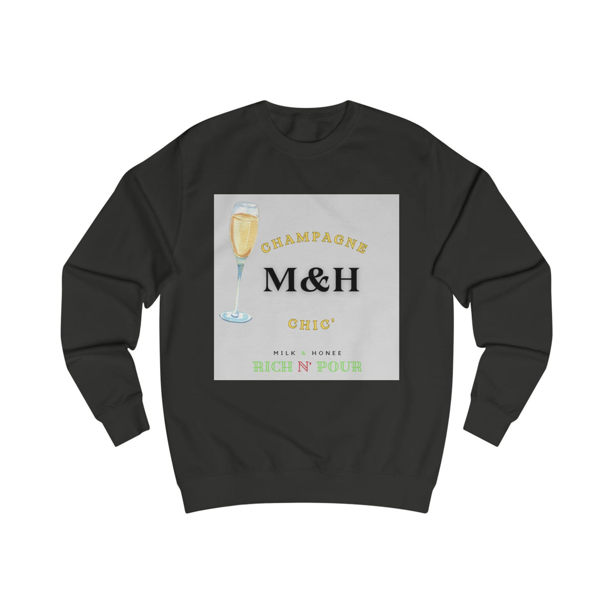 Champagne M&H Cheers Design - Sweatshirt