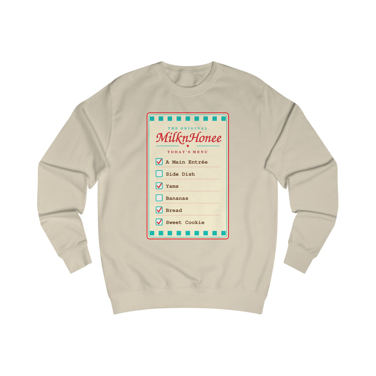 Order Up w Cream Sweatshirt