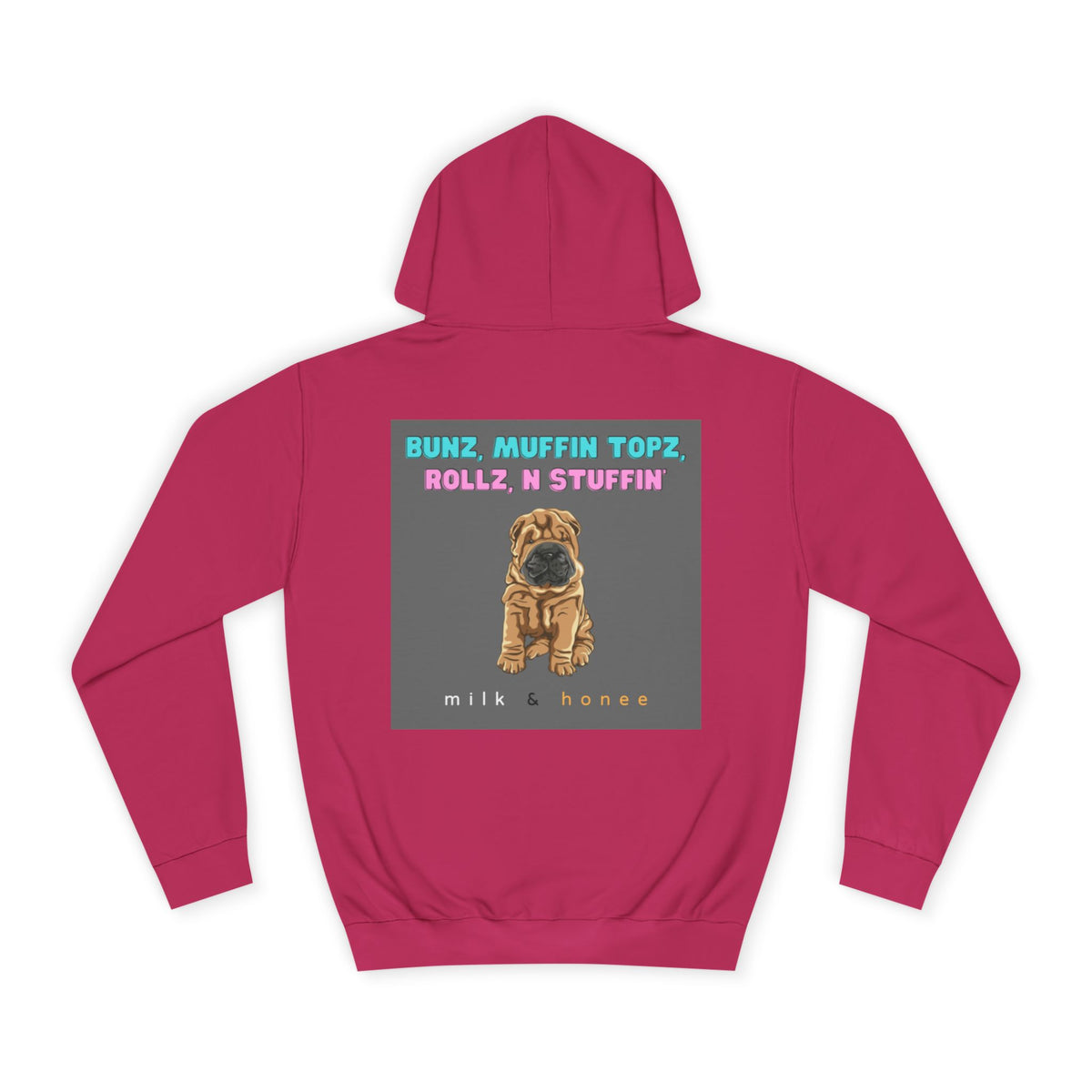 M&H Hoodie — "Muffin Topz" Graphic College Pullover