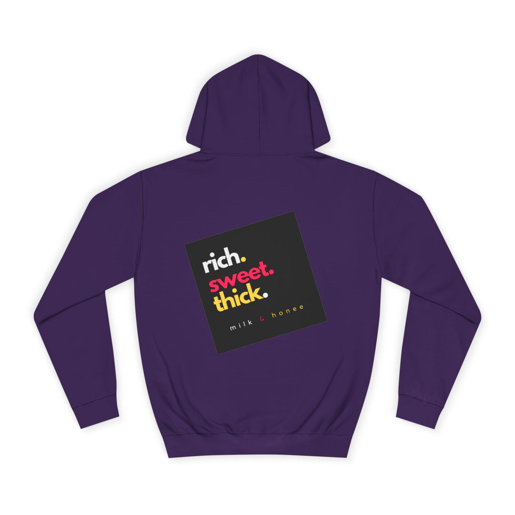 "Rich Sweet Thick" Graphic College Pullover