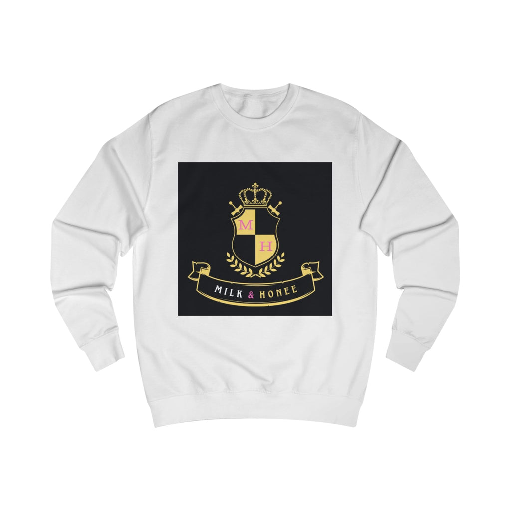 "Milk & Honee" QUEEN'S CREST Crewneck