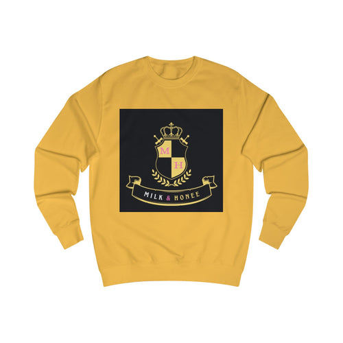 "Milk & Honee" QUEEN'S CREST Crewneck