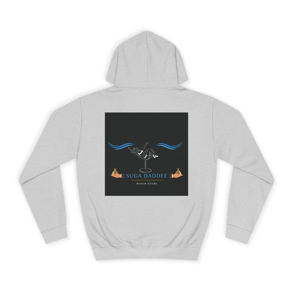 College Hoodie — Retro 'Beach Club' Graphic Pullover