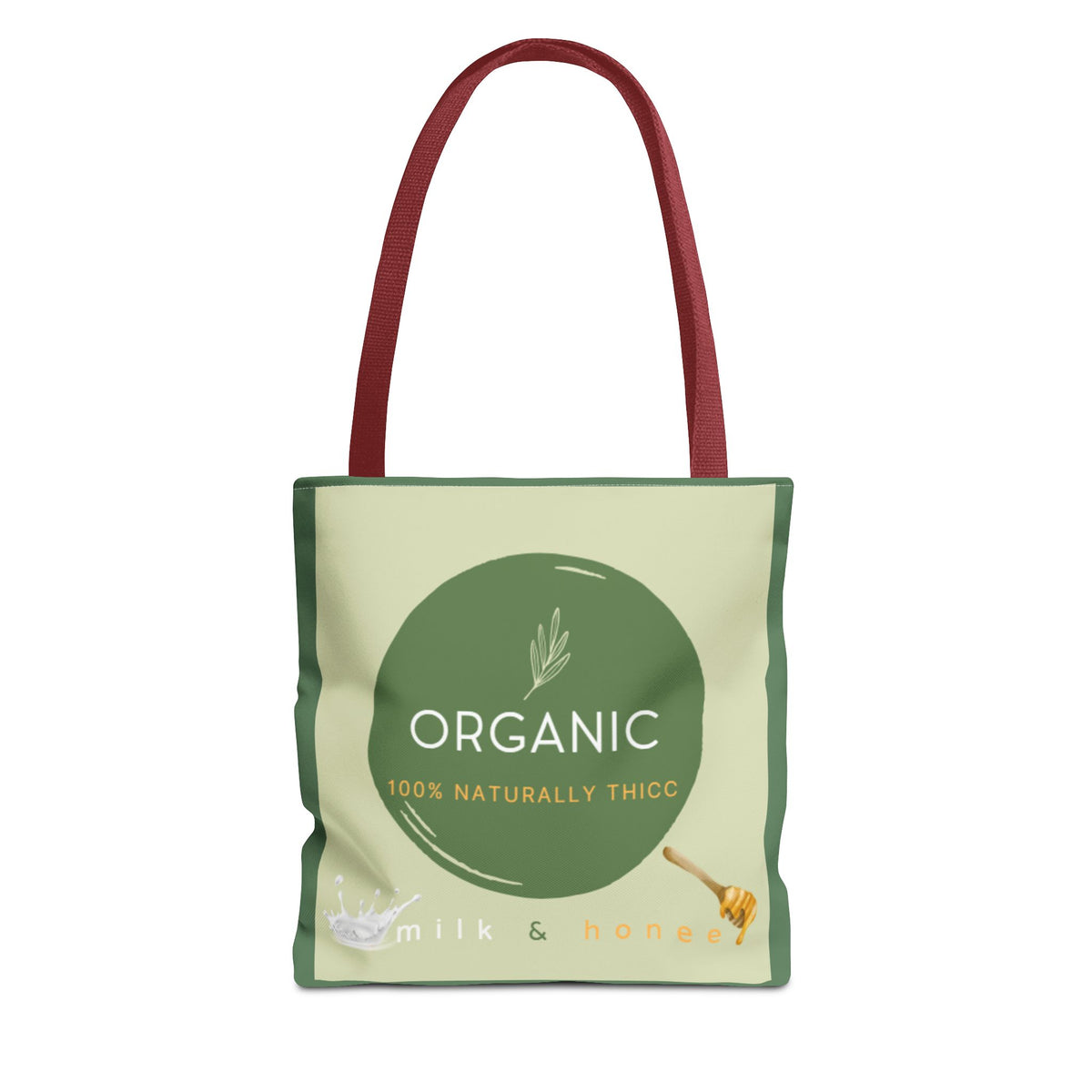 ALT Organic Milk & Honee Tote Bag — Natural, Eco-Friendly Market Tote