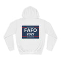 M&H Hoodie — "FAFO27" Graphic College Pullover