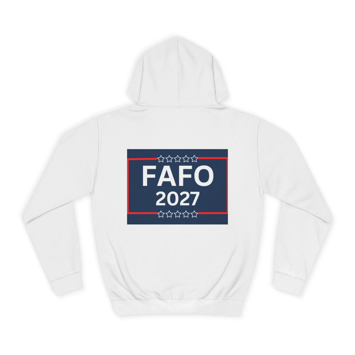 M&H Hoodie — "FAFO27" Graphic College Pullover