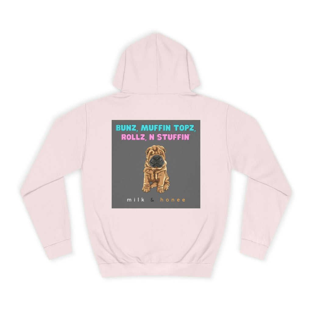 M&H Hoodie — "Muffin Topz" Graphic College Pullover