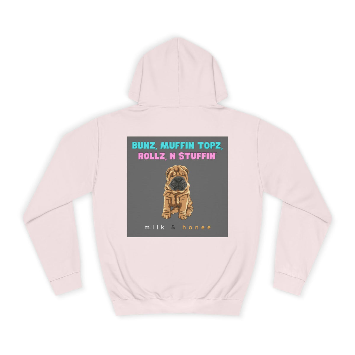 M&H Hoodie — "Muffin Topz" Graphic College Pullover