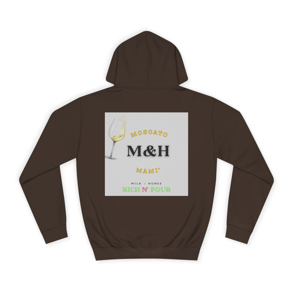 Wine Club Hoodie — "M&H Moscato" Graphic College Pullover