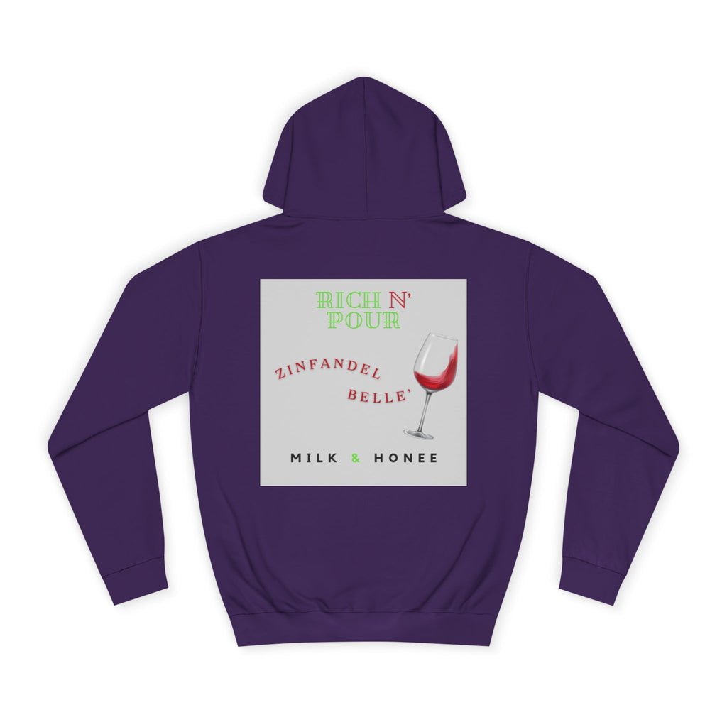 Wine Club Hoodie — "M&H Zinner 2" Graphic College Pullover
