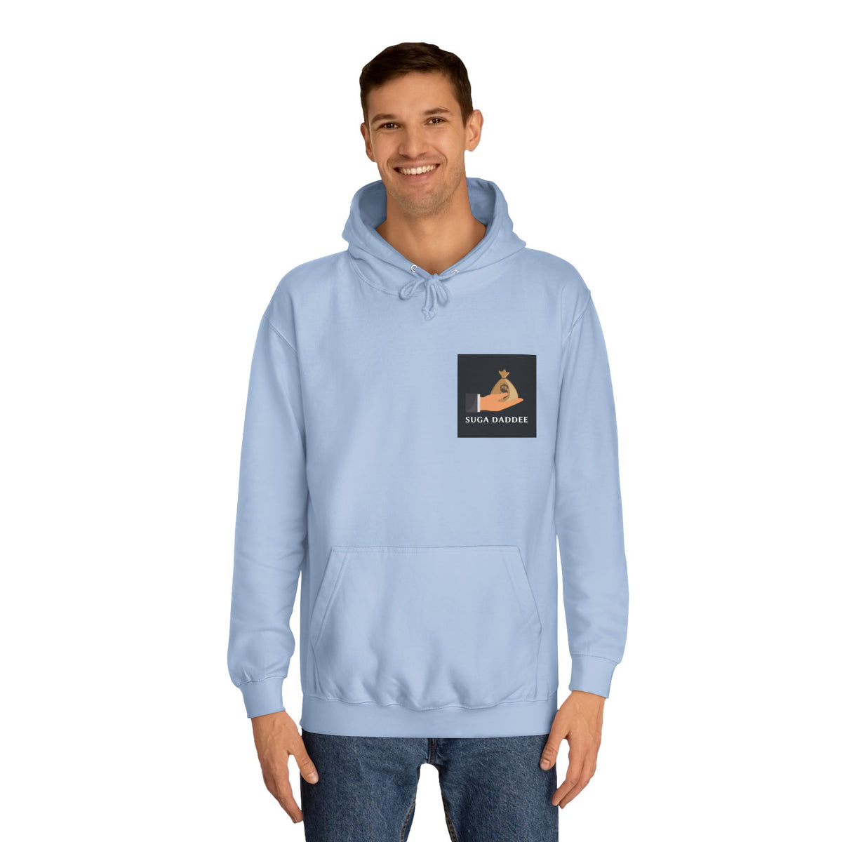 College Hoodie — Retro 'Beach Club' Graphic Pullover