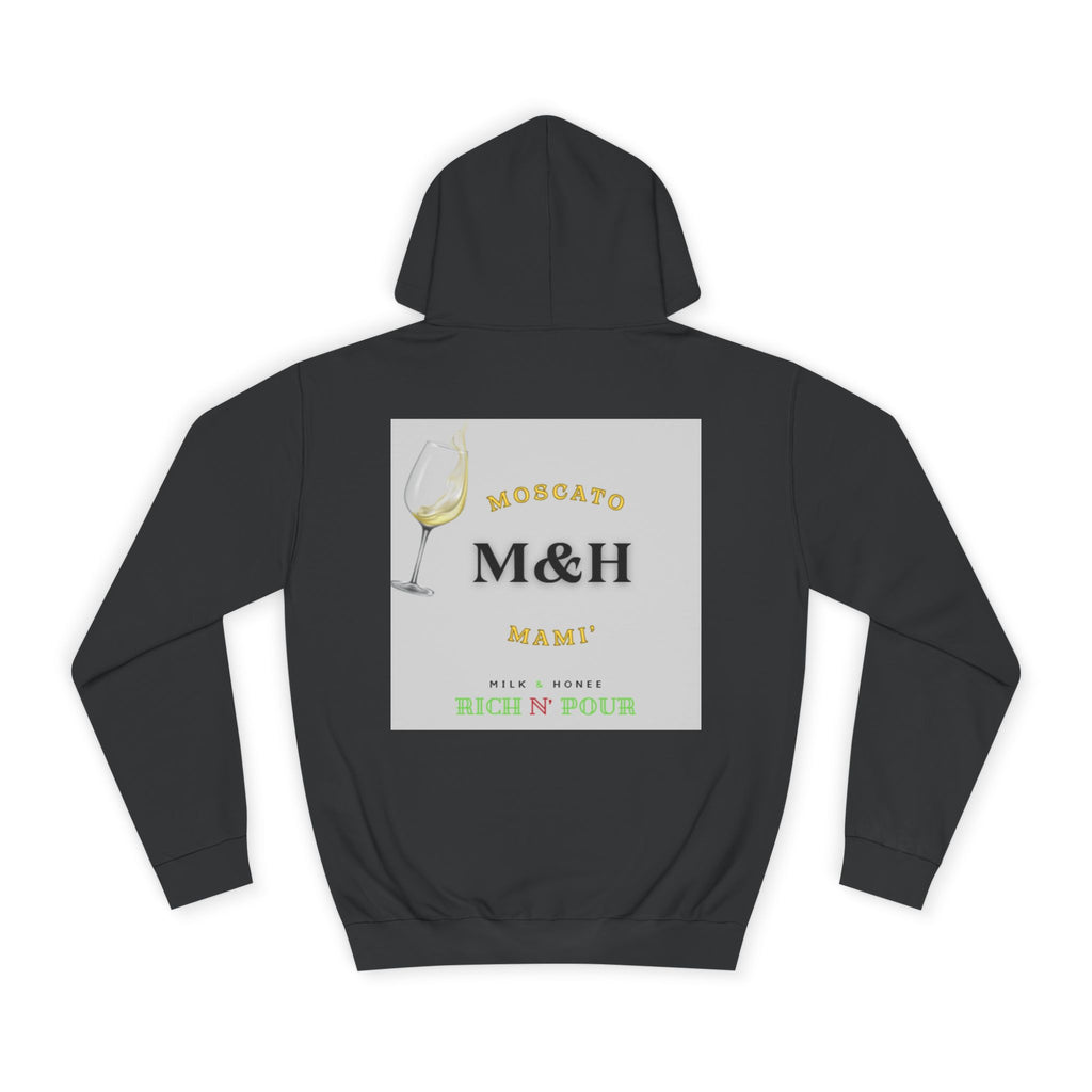 Wine Club Hoodie — "M&H Moscato" Graphic College Pullover