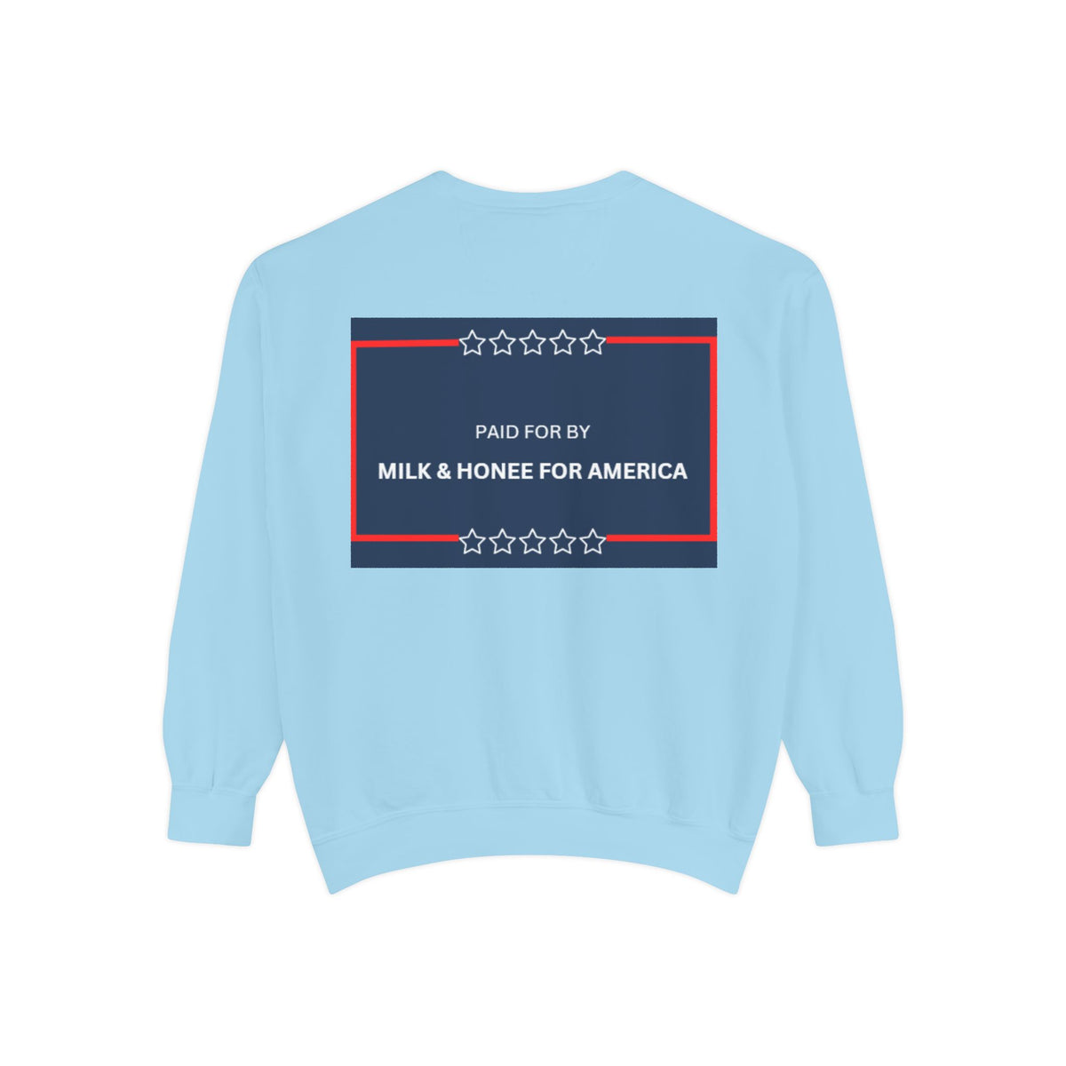 FAFO 2026 Sweatshirt — Political Parody Crewneck (Milk & Honee for America)