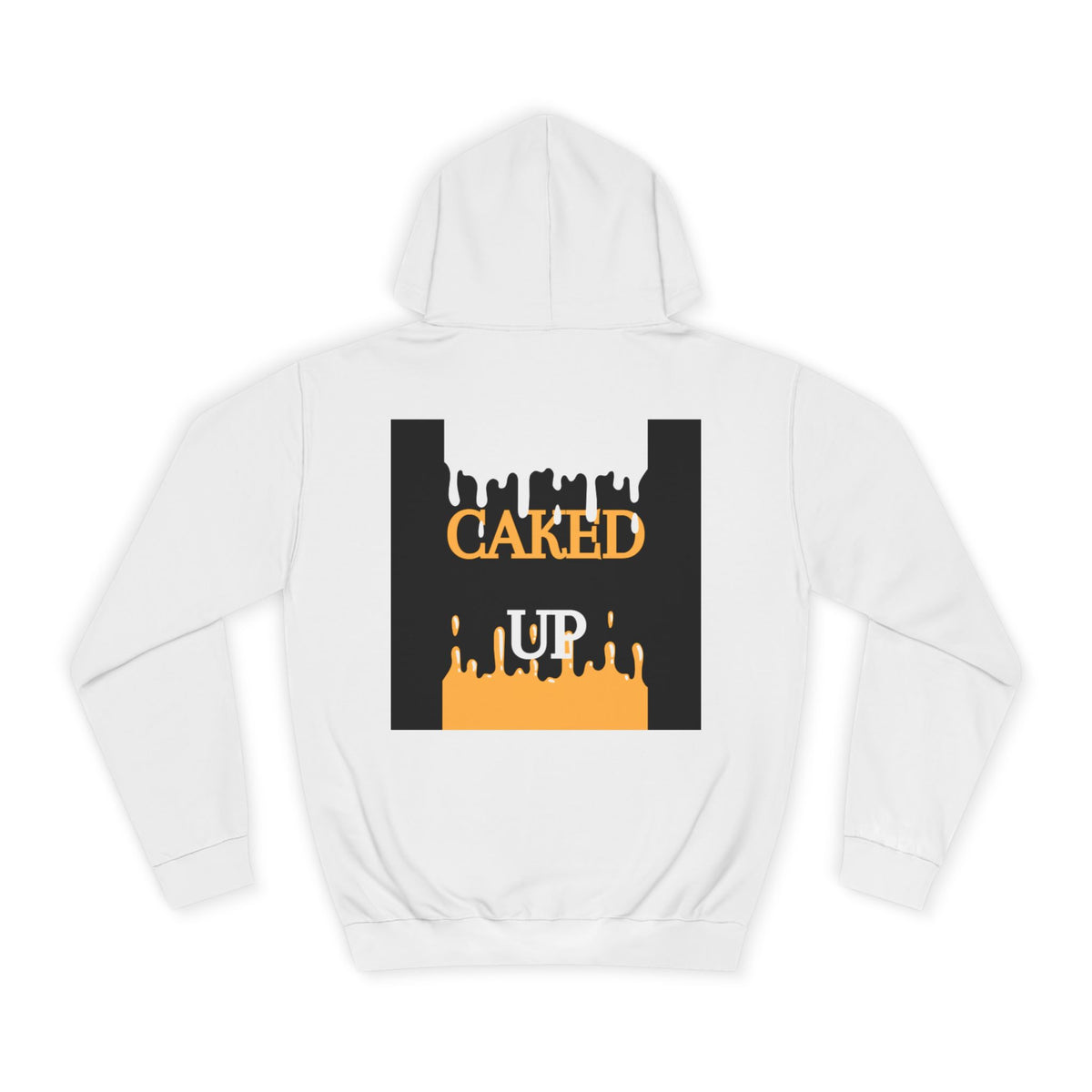 M&H Hoodie — "Caked Up" Graphic College Pullover