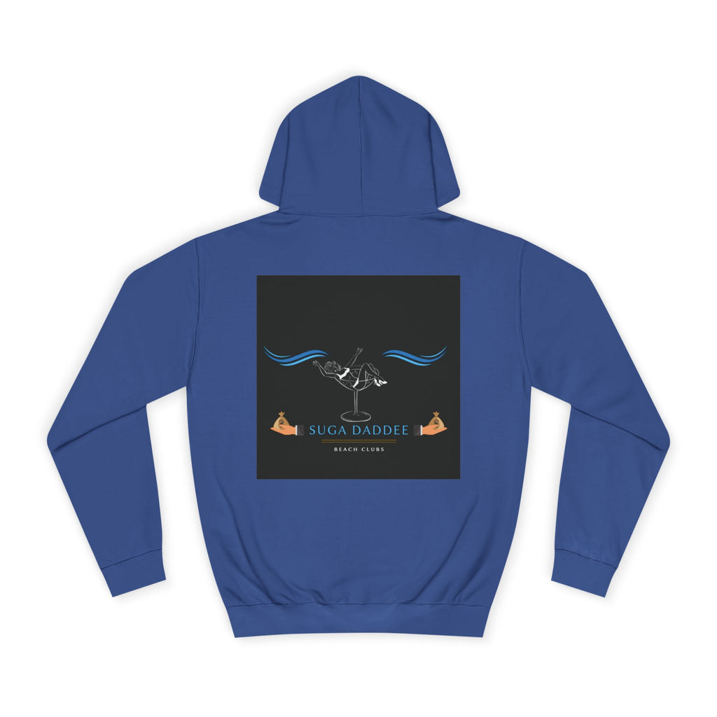 College Hoodie — Retro 'Beach Club' Graphic Pullover