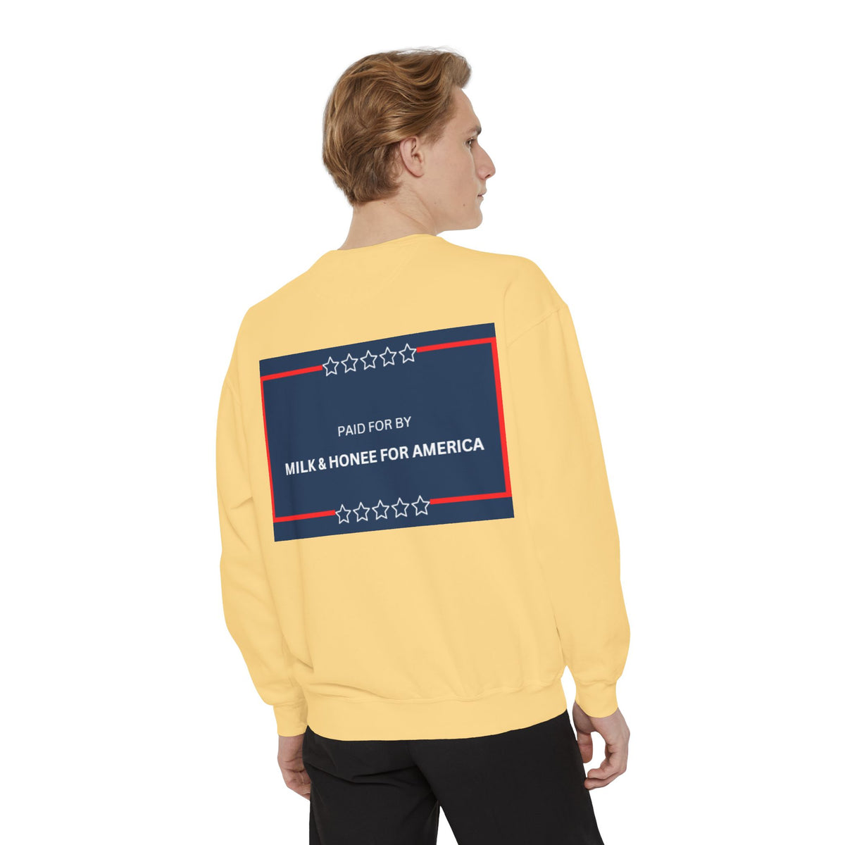 FAFO 2026 Sweatshirt — Political Parody Crewneck (Milk & Honee for America)