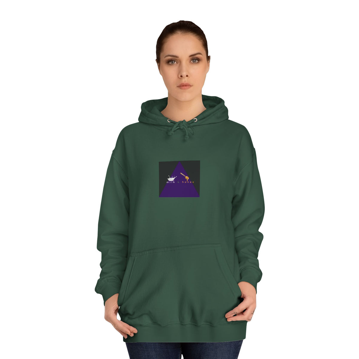 M&H Hoodie — "Drape" Graphic College Pullover