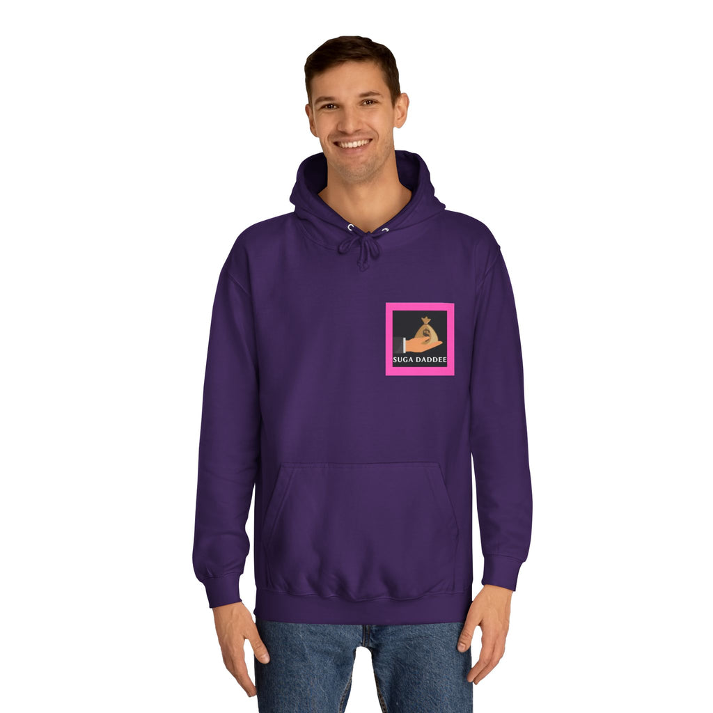 College Hoodie — Retro Neon 'Royale' Graphic Pullover