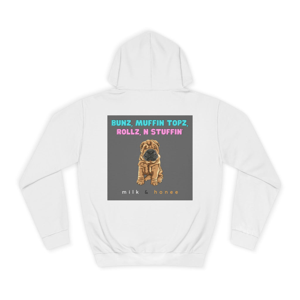 M&H Hoodie — "Muffin Topz" Graphic College Pullover