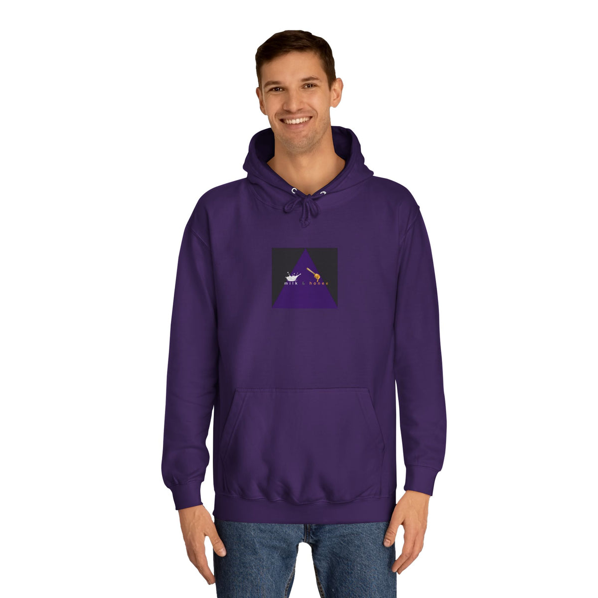 "Rich Sweet Thick" Graphic College Pullover