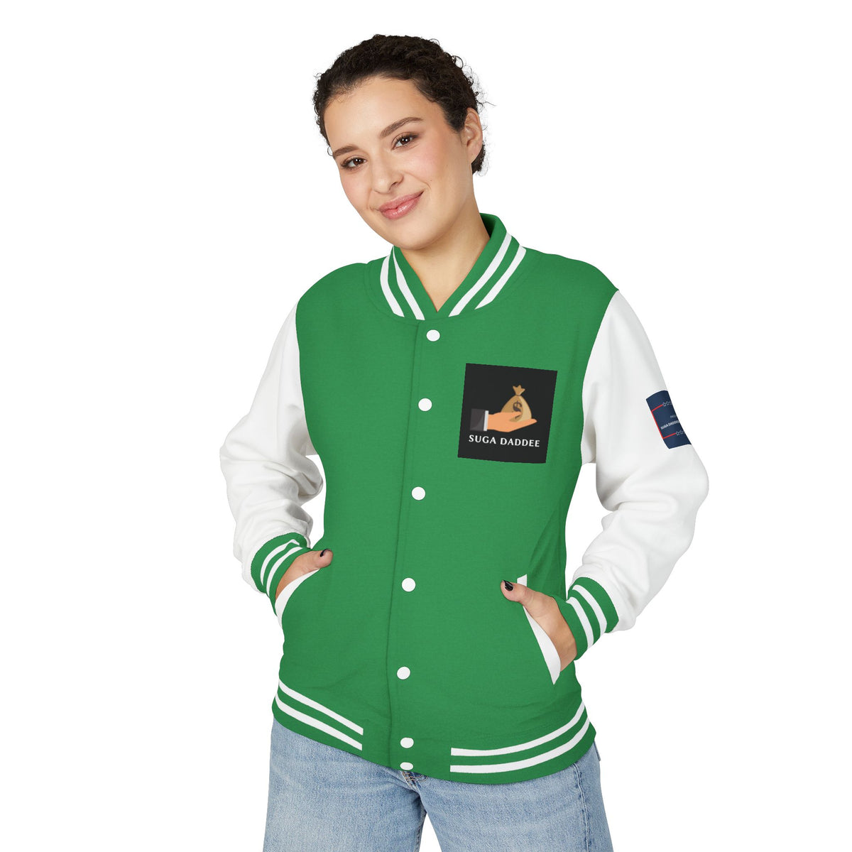 Letterman Jacket -SD Logo 2027 Varsity Style Red & White