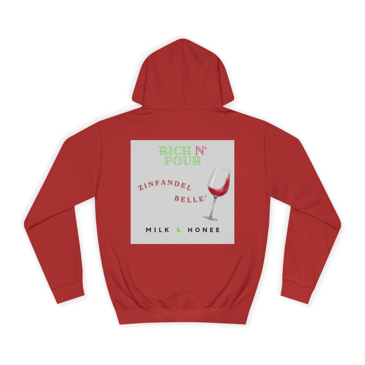 Wine Club Hoodie — "M&H Zinner 2" Graphic College Pullover