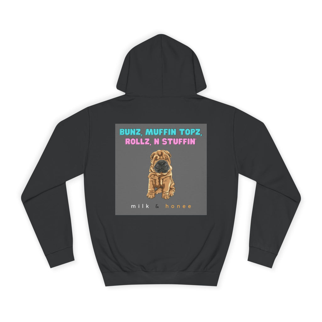M&H Hoodie — "Muffin Topz" Graphic College Pullover