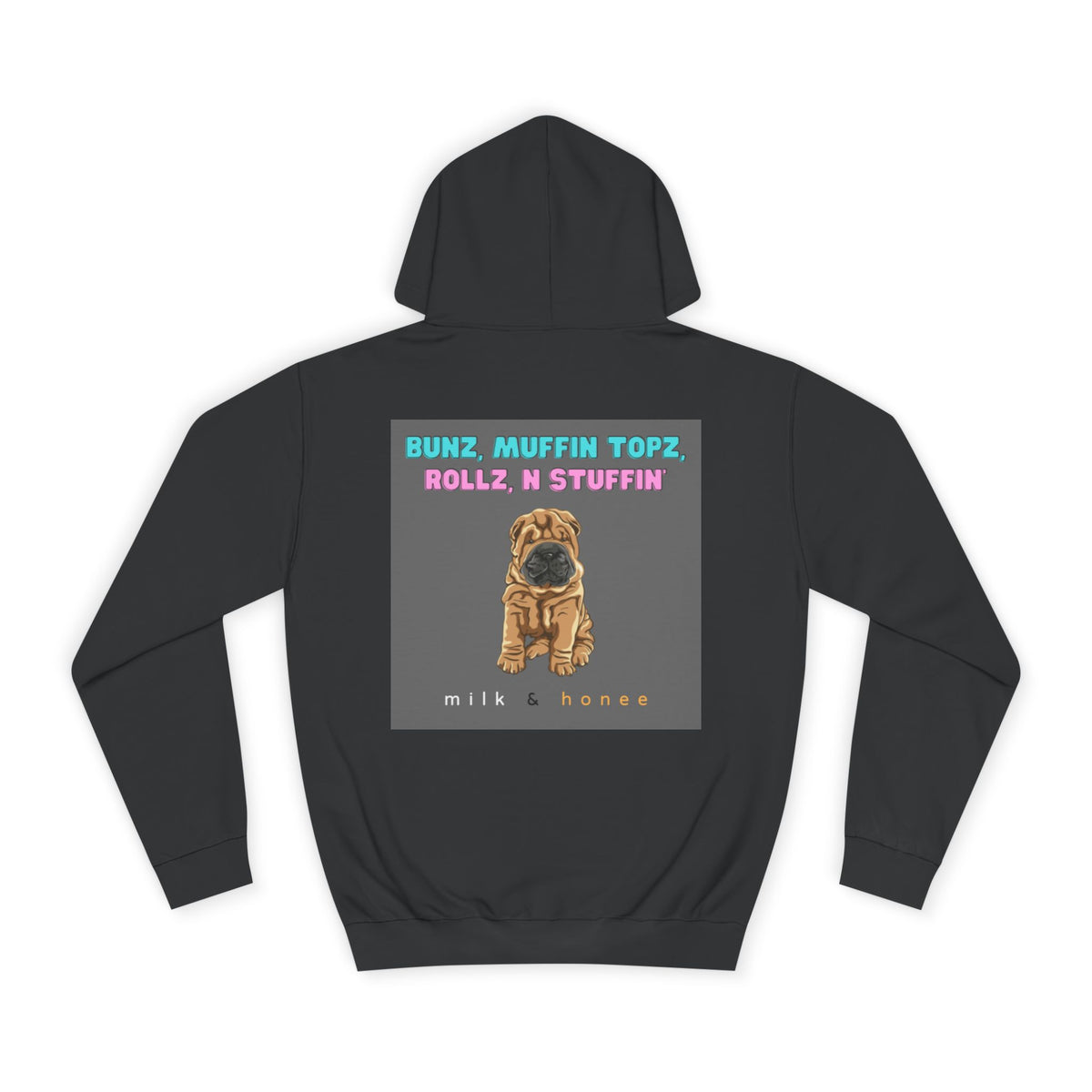 M&H Hoodie — "Muffin Topz" Graphic College Pullover
