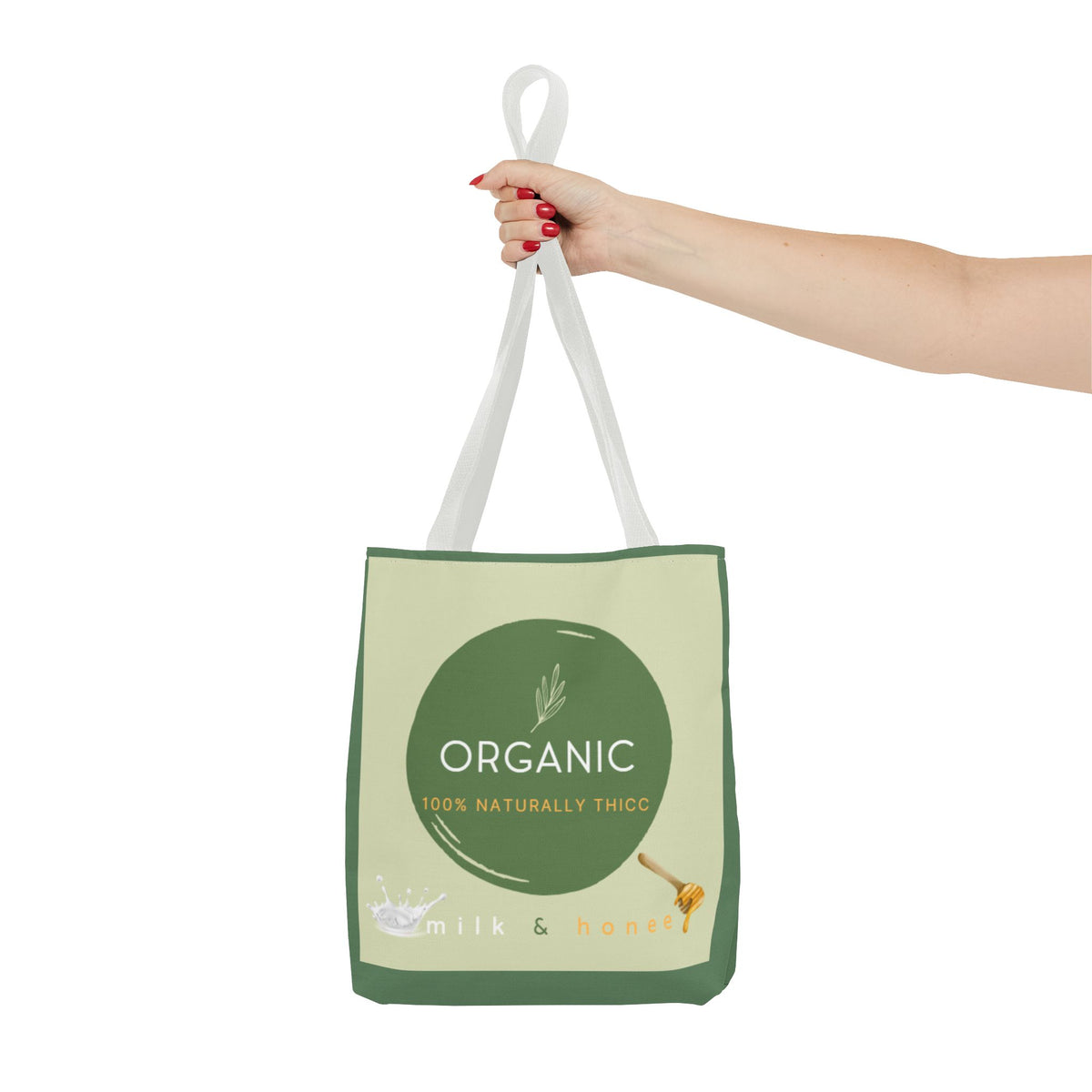 ALT Organic Milk & Honee Tote Bag — Natural, Eco-Friendly Market Tote