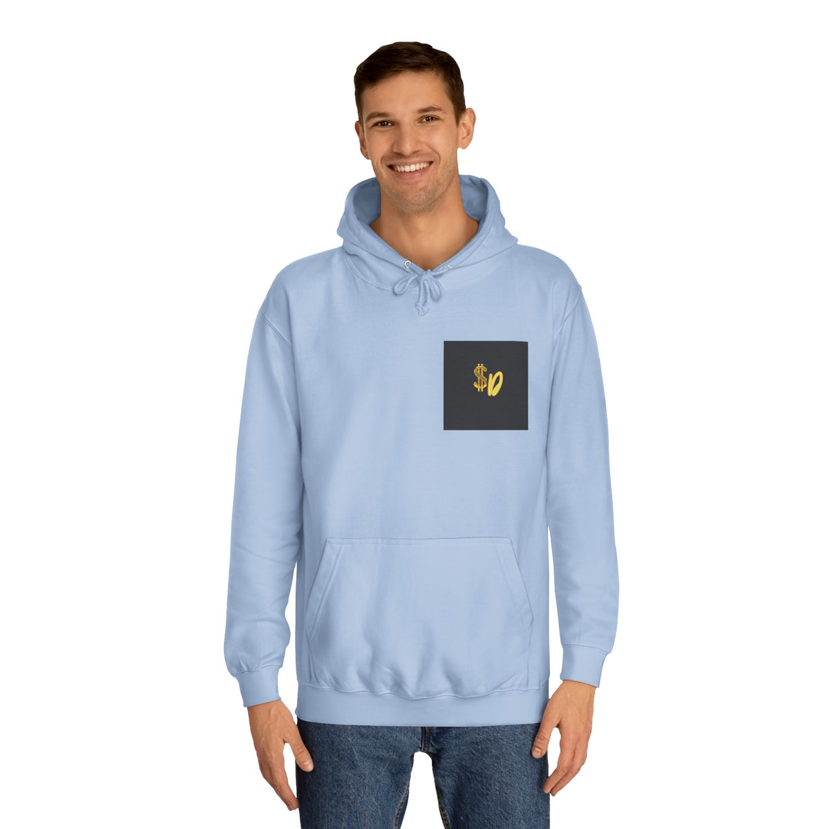 College Hoodie — Retro 'Kiss' Graphic Pullover