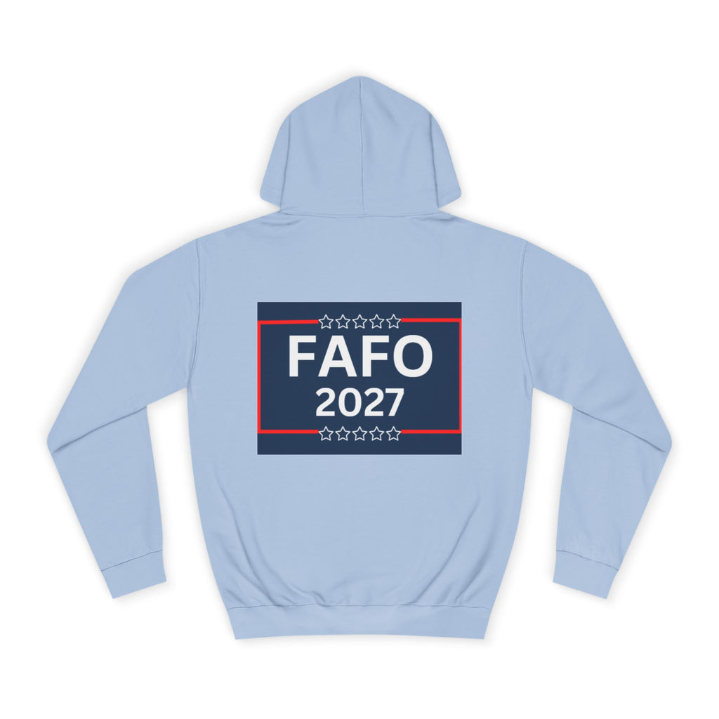 College Hoodie — Retro 'FAFO' Graphic Pullover
