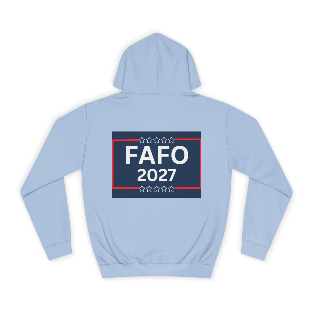 College Hoodie — Retro 'FAFO' Graphic Pullover