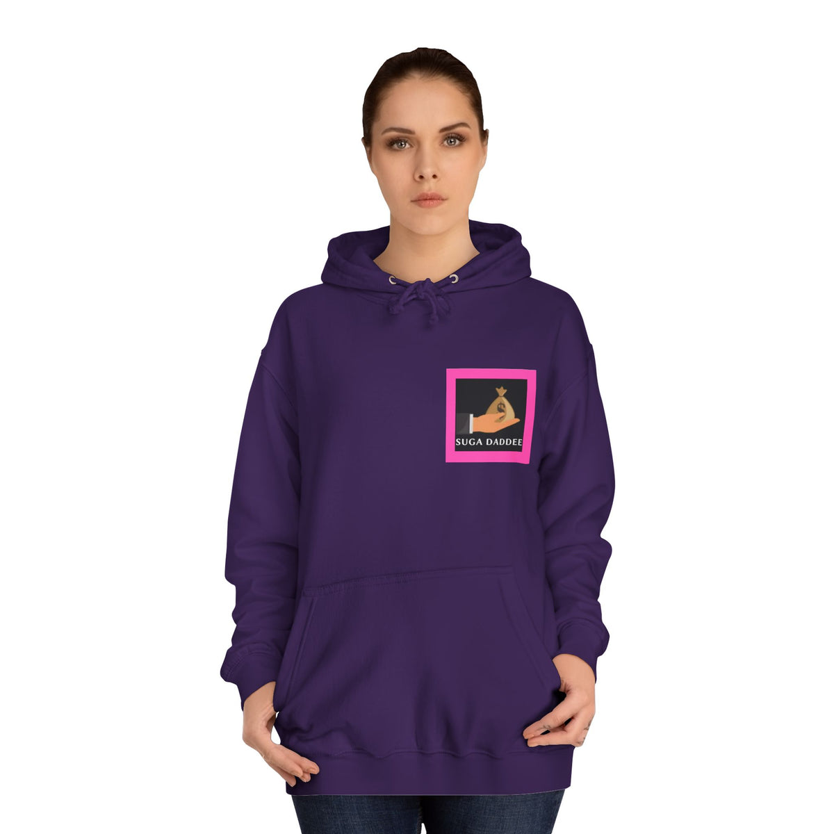 College Hoodie — Retro Neon 'Royale' Graphic Pullover