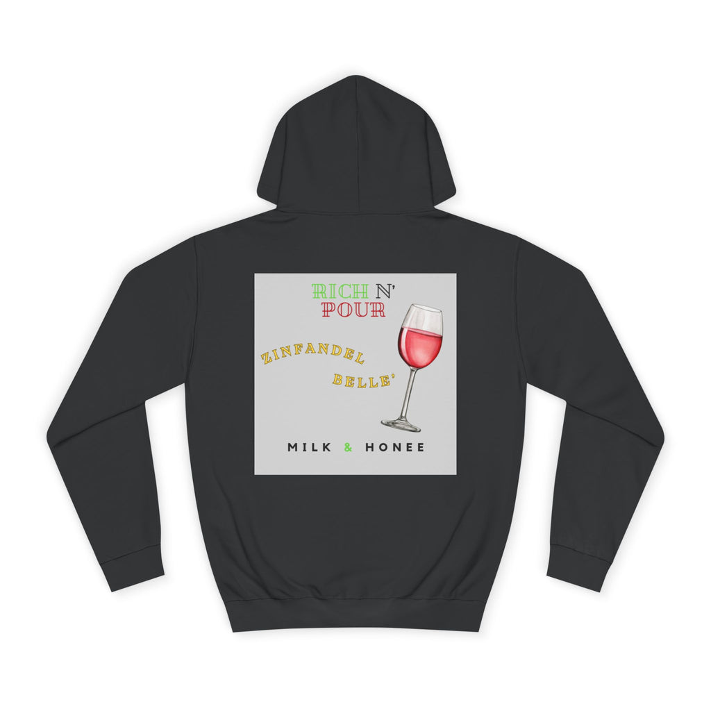 Wine Club Hoodie — "M&H Zinner" Graphic College Pullover