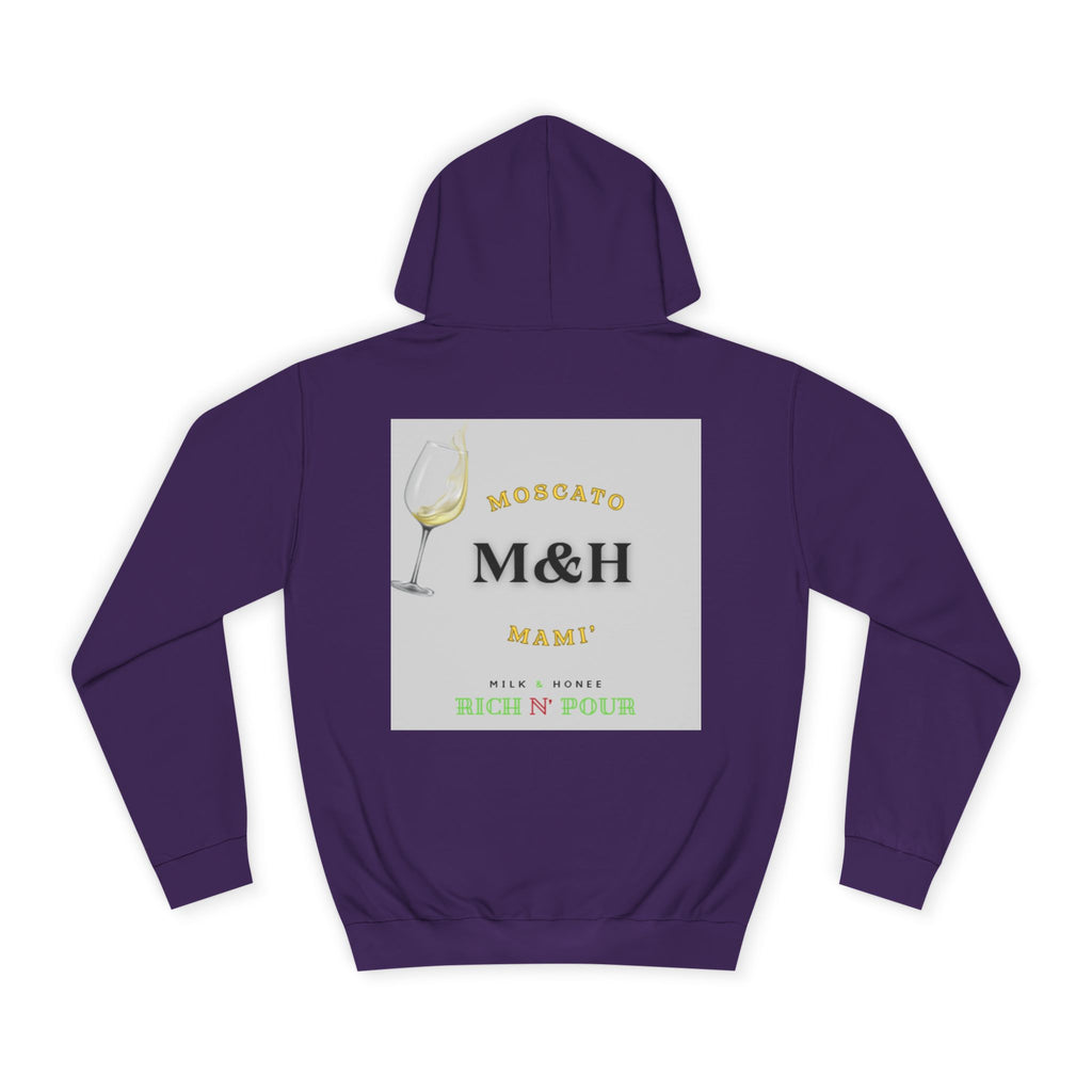 Wine Club Hoodie — "M&H Moscato" Graphic College Pullover
