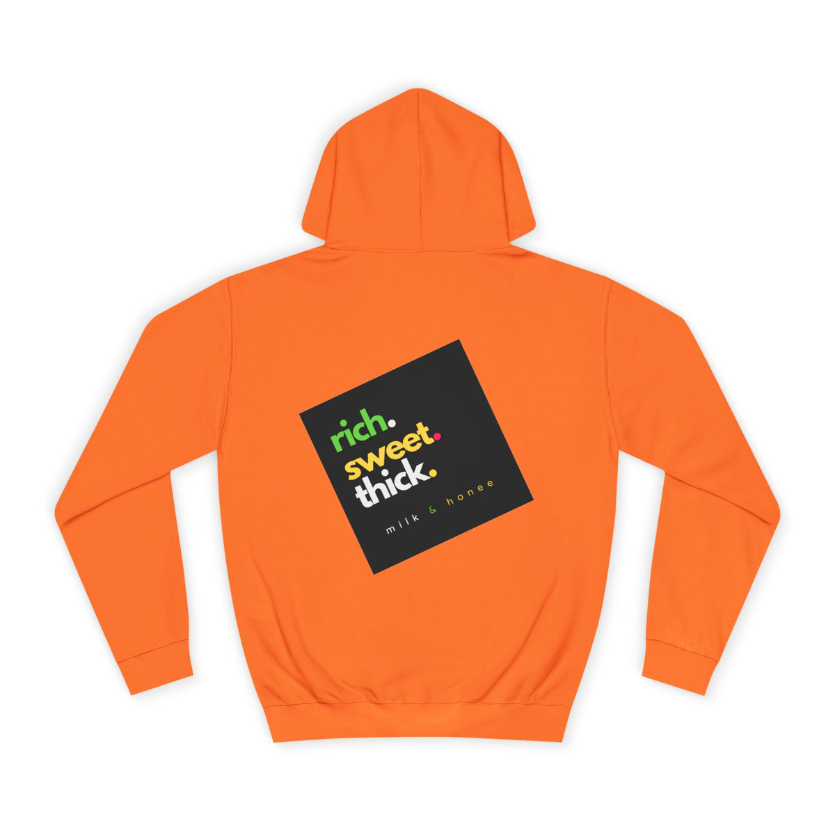 "Rich Sweet Thick" Graphic College Pullover
