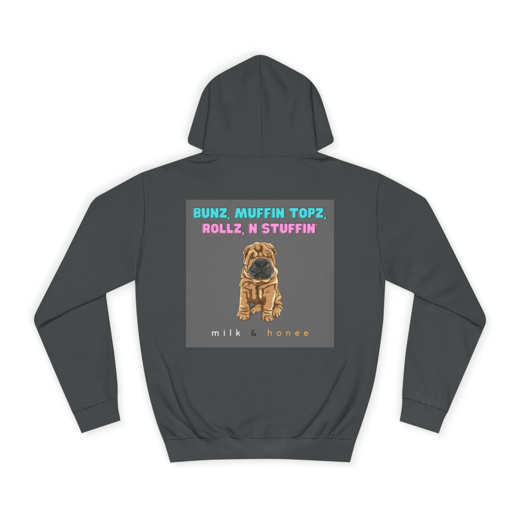 M&H Hoodie — "Muffin Topz" Graphic College Pullover