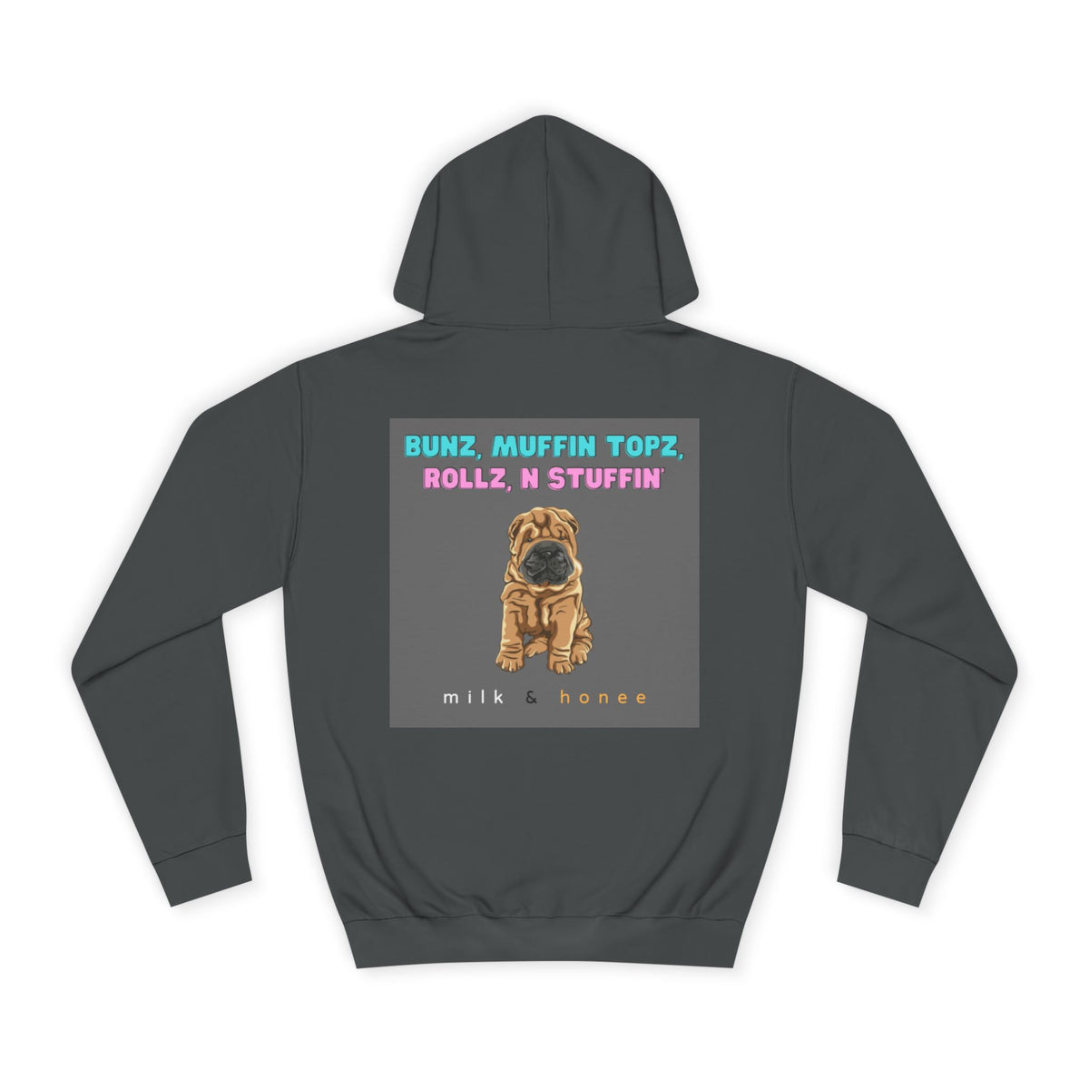 M&H Hoodie — "Muffin Topz" Graphic College Pullover