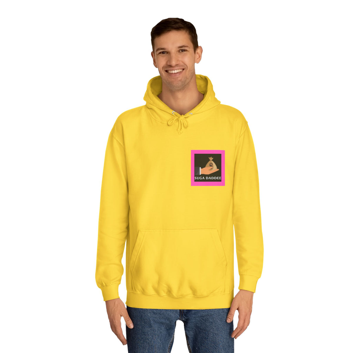 College Hoodie — Retro Neon 'Royale' Graphic Pullover