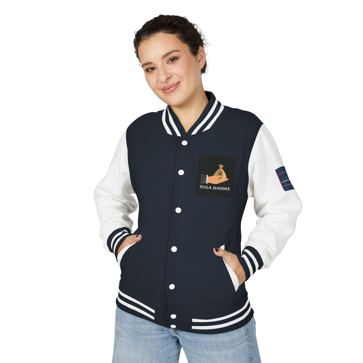 Letterman Jacket -SD Logo 2027 Varsity Style Red & White