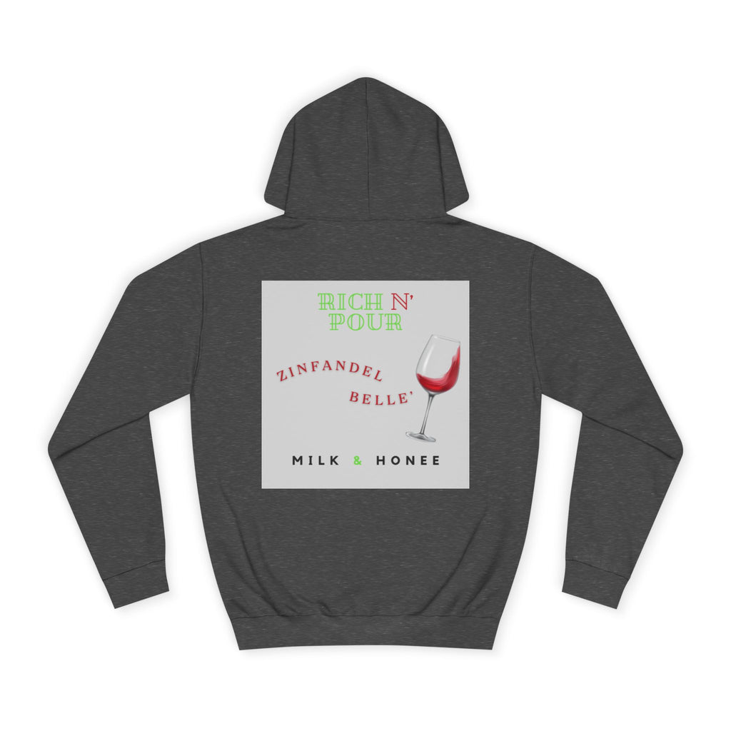 Wine Club Hoodie — "M&H Zinner 2" Graphic College Pullover