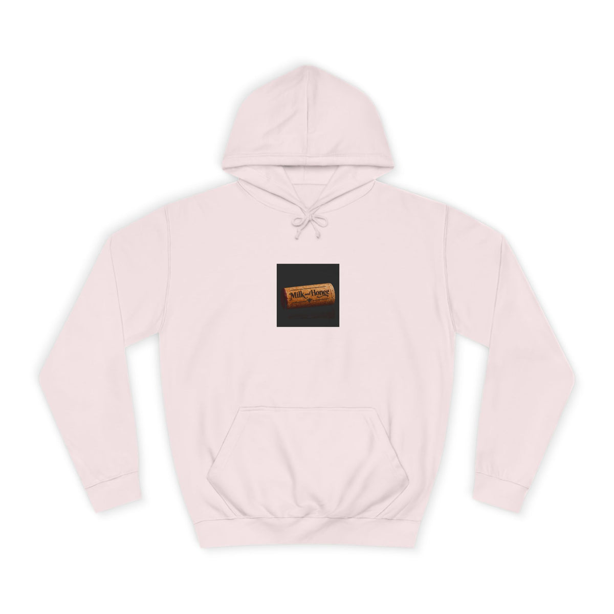 Wine Club Hoodie — "M&H Grigio Flow" Graphic College Pullover