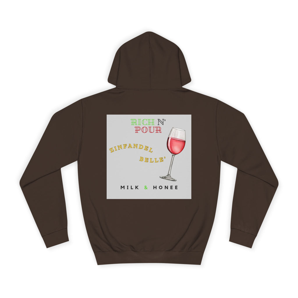Wine Club Hoodie — "M&H Zinner" Graphic College Pullover