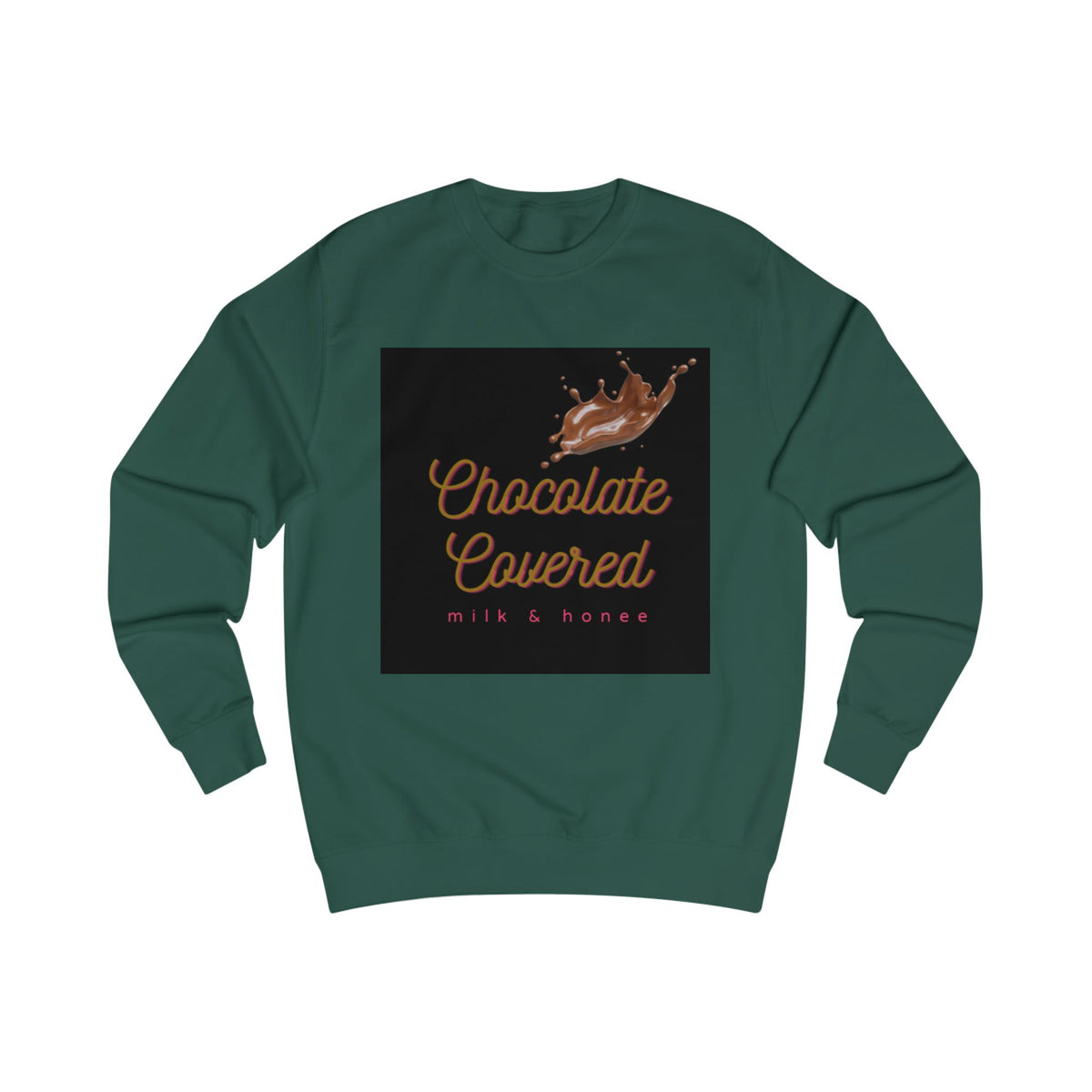 Chocolate Covered Sweatshirt —Cozy Dessert Graphic