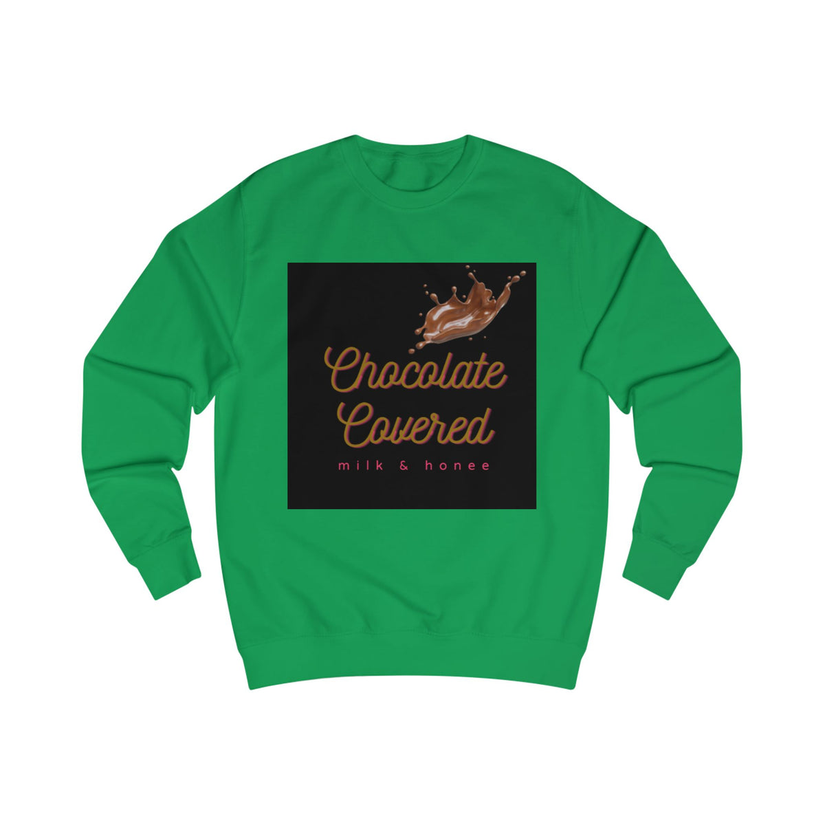 Chocolate Covered Sweatshirt —Cozy Dessert Graphic