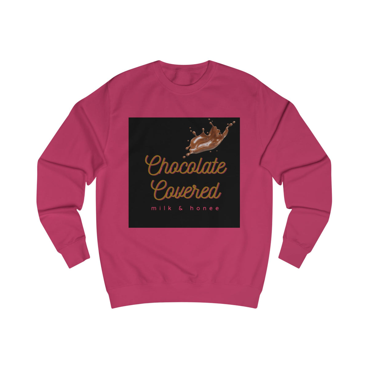 Chocolate Covered Sweatshirt —Cozy Dessert Graphic